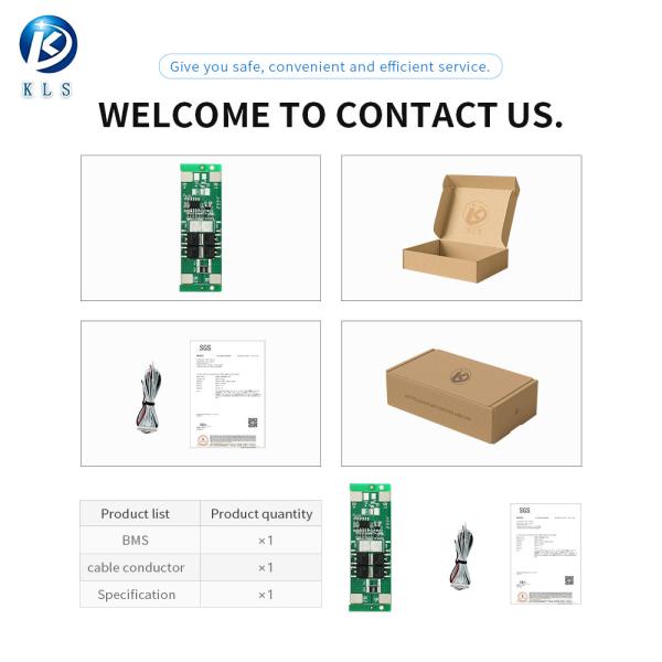 KLS BMS: 3S 10A 3.2V pour batterie au lithium 18650 - Plaque de protection du chargeur BMS PCB et module de charge de cellule de batterie au lithium-ion