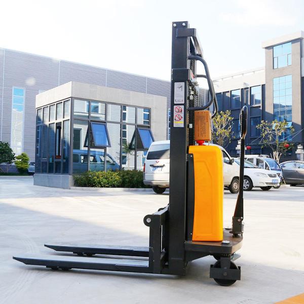 1000kg 2.5m 3m Battery Operated Pallet Stacker 1 Ton Electric Forklift Stacker
