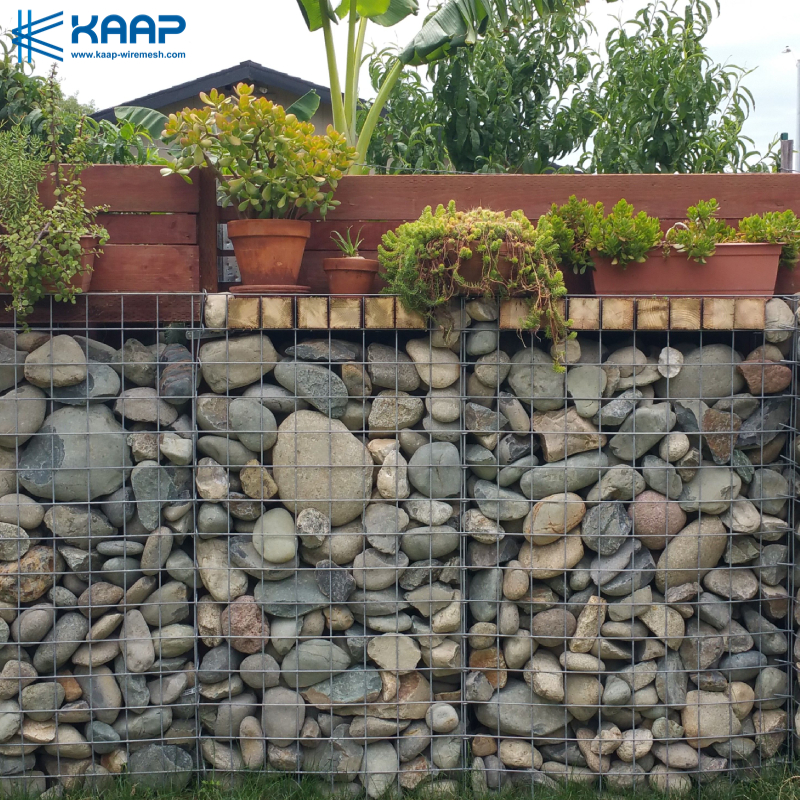 камень Gabion сваренной сетки 3mm гальванизировал Multi подпорную стенку сети размера