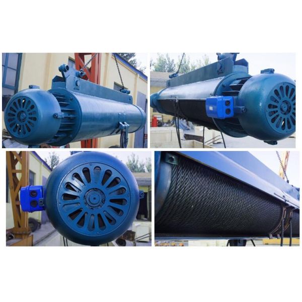 380V - 440V Voltage Electric Wire Rope Hoist Two Halves Rope Guider Ensuring Easy Accessibility