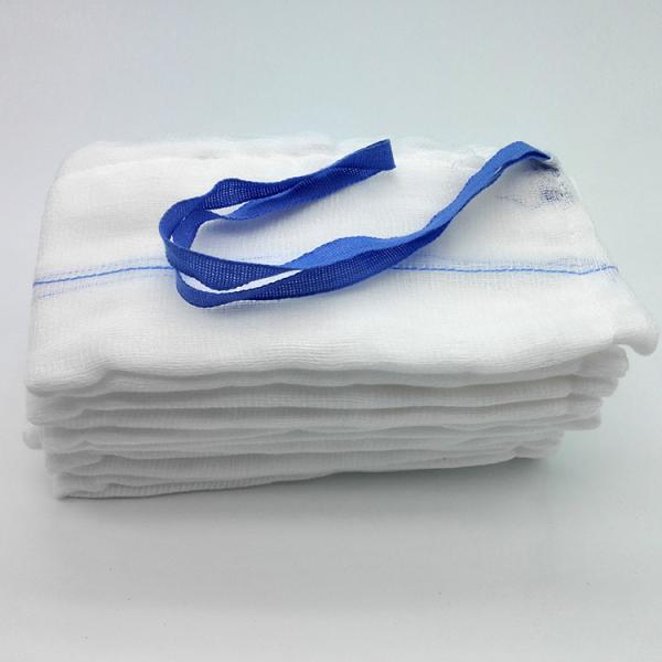 Acessórios de cirurgia abdominal absorvente 5pac/bolha com papel de embrulho médico azul