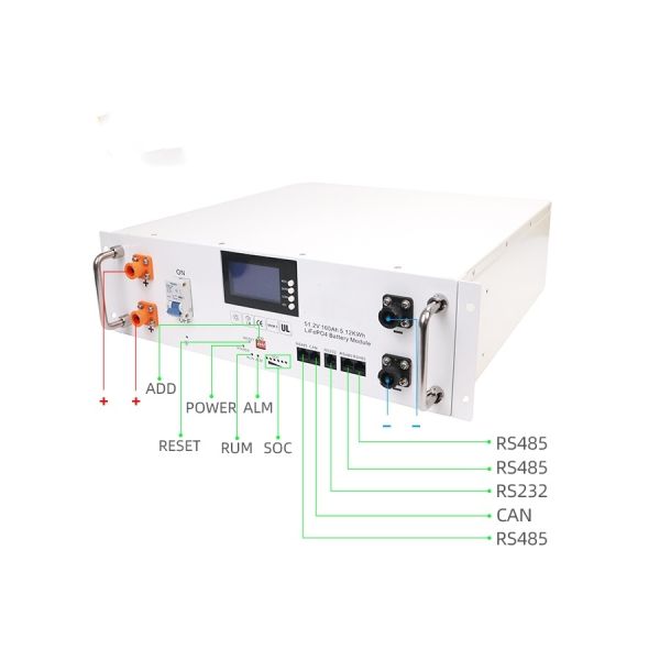 Yunfan Factory Direct YF51100LP-HES-CT 5.12kWh Rack Mount Lithium Battery 51.2V 100Ah 6000 Cycles Compatible With Most Solar Inverters OEM ODM