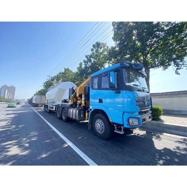 Shacman X3000 Knuckle Boom Truck Mounted Crane 75km/H Folding Crane Truck