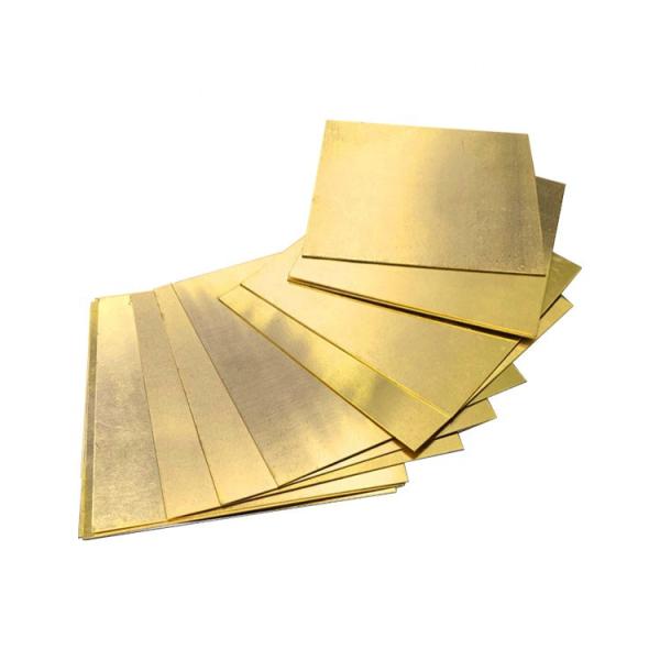 Estoque da folha de bronze de C2680 H65 CuZn33, ODM do OEM da placa de bronze 6mm