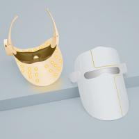 Le masque facial de LED de lumière de thérapie des couleurs à la maison PDT du masque 3 pour revitalisent la peau