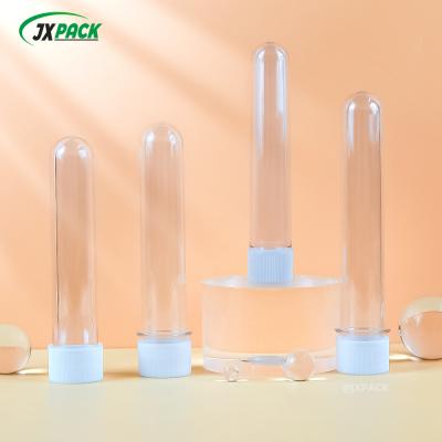 Transparent PET Bottle Tube 60ml Cosmetic Bottle Preform For Food / Candy Packaging