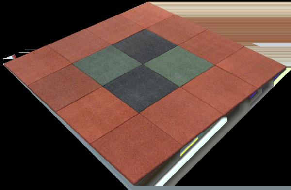 SGS Certified Sports Floor Tiles Thickness 15/20/25/30/35/40/45/50mm Temperature Range From -40°C to 100°C