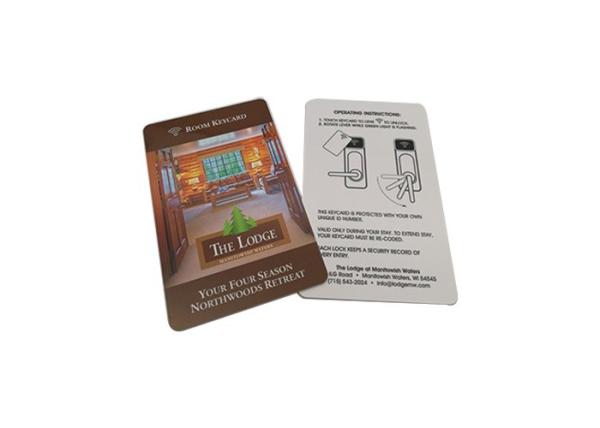 ISO 15693 / ISO 18000 RFID Hotel Key Cards1024byte Memory With  SLI Chip