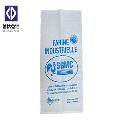 Customized Polypropylene Rice Bags / Woven Pp Sacks 25 - 50kgs Loading Weight
