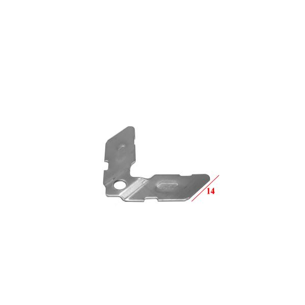 Stainless Steel 201 Aluminum Door Hardware Corner Joint Piece Thick 1.5-3 Mm