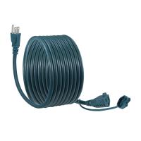 Légère NEMA5-15P homme à femme 5-15R prise vert câble d'extension USA 3Pin Plug