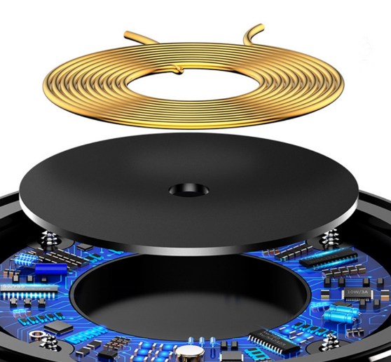 Portable Wifi Mobile Charger , Iphone / Samsung Galaxy Qi Wireless Charger Charging Pad