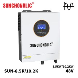 8.5KW Hybrid Solar Inverter with Dual MPPTs and Pure Sine Wave Output for Off