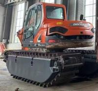 Pontoon flottant pour excavateur amphibie DX55 DX65 Q355b