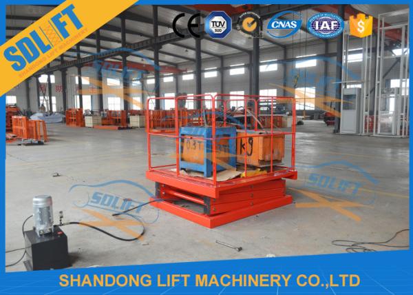 2T 3.5M Stationary Scissor Lift Platforms For Warehouse Material Loading