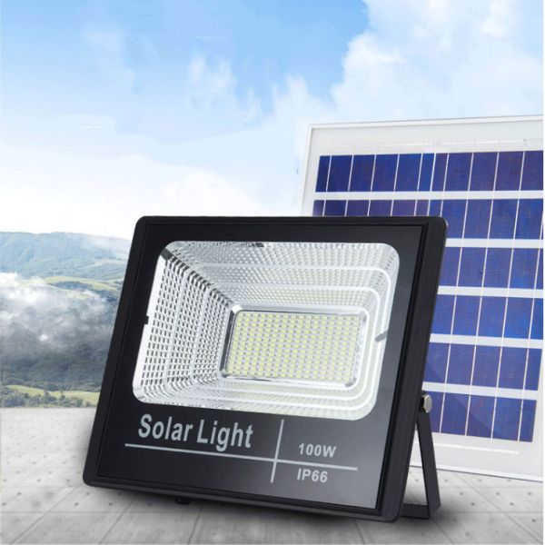 200W Solar Panel Flood Light LED Solar Flood Light for Outdoor Waterproof and Durable