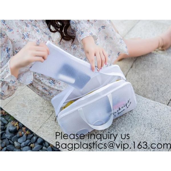 Small Storage Bags For Makeup Zipper Pouch Travel Cosmetic Transparent Clear PVC Bag,Makeup Bag Waterproof Cute Clear Tr