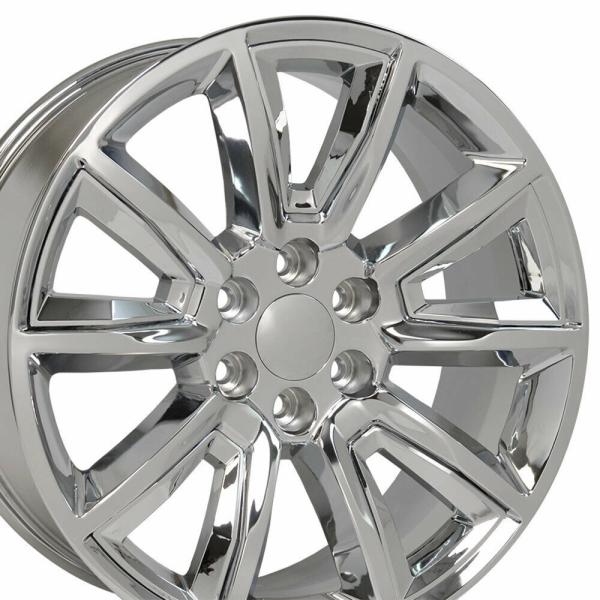 Tahoe Yukon Replica Wheels 20x8.5 20 Inch Chrome Chevy Rims 5696