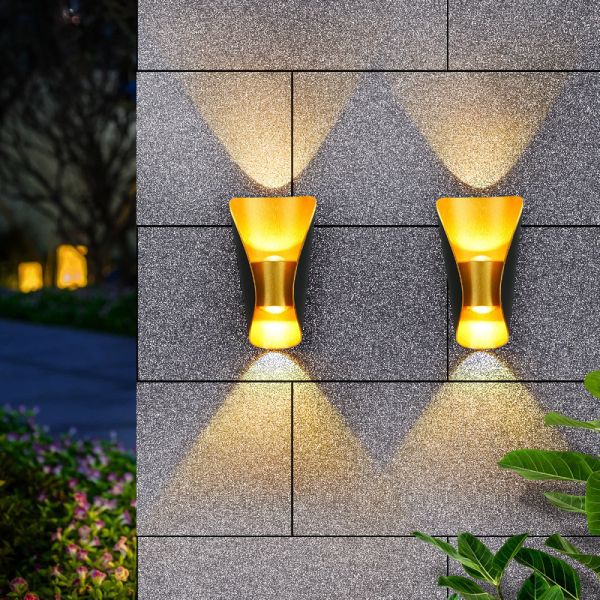 IP65 water proofing exterior wall lamps outdoor COB 6W led wall lights outside led wall lamp light fixtures