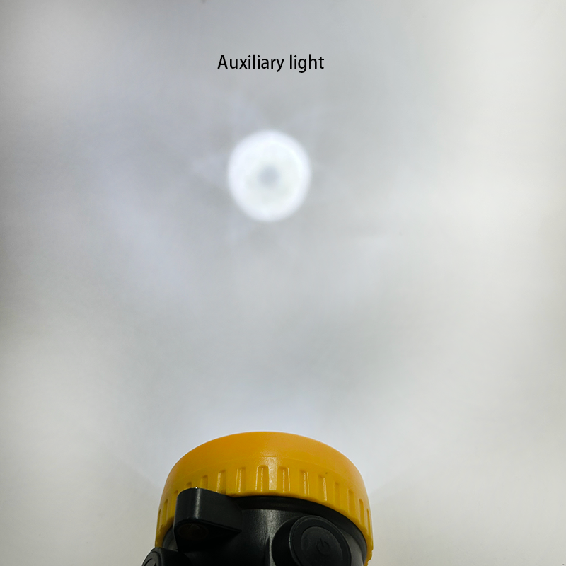 Coal Mining Mining Safety Helmet Lamp One Main Light Six Auxiliary Lights 100000H Underground Mining Cap Lamp
