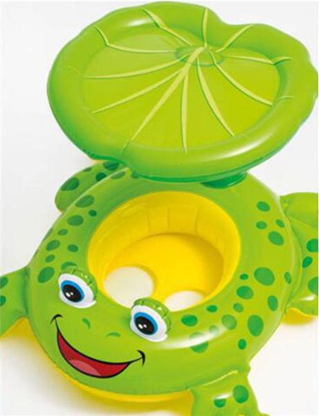Seat Float Frog Swimming Pool Accessories Plastic Kids Children Pool Inflatable Swimming Circle