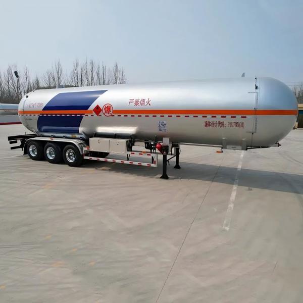 Peso total Aproximadamente 34000kg CIMC LINYU Cisterna de gás liquefeito Semi-remolque para benefício de transporte de gás