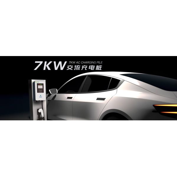 Commercial AC Charger 7KW EV Type 2 EV Car 14KW Intelligent Voice-Controlled Charger IP55 Safe EV Charger AC With Load Balance