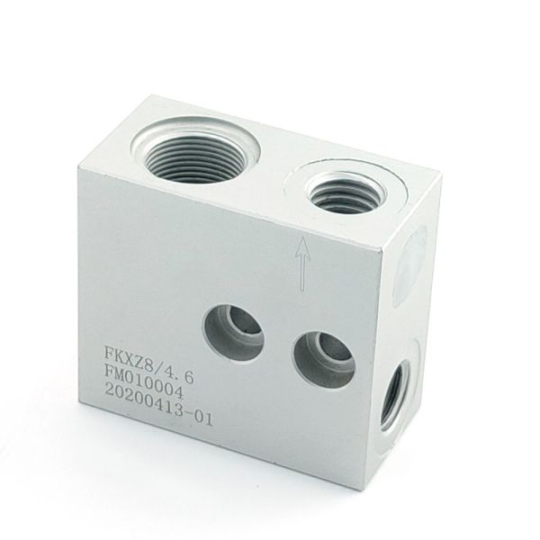 RoHs Stainless Steel Customized CNC Milling Hydraulic Manifold Valve Blocks by Ningbo