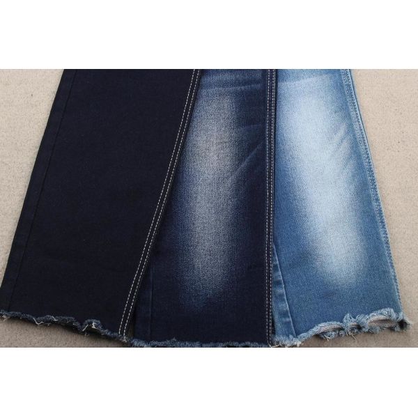 12.3oz TR Jeans Heavyweight Fake Knit Recycled Denim Fabric