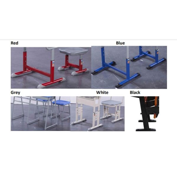 Metal Student Modern Single Seats College Classroom Furniture ISO9001 ISO14001 SGS