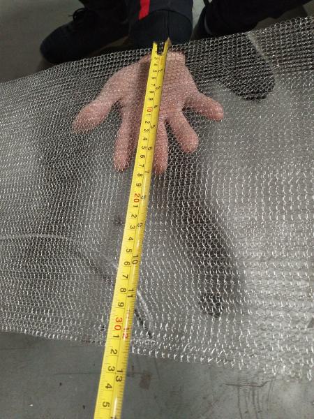 304 Stainless steel knitted wire mesh 0.15mm wire diameter,5mm aperture opening size for filtration
