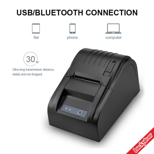 крена принтера 58mm ярлыка переноса штрихкода 2inch принтер получения Pos термального термальный