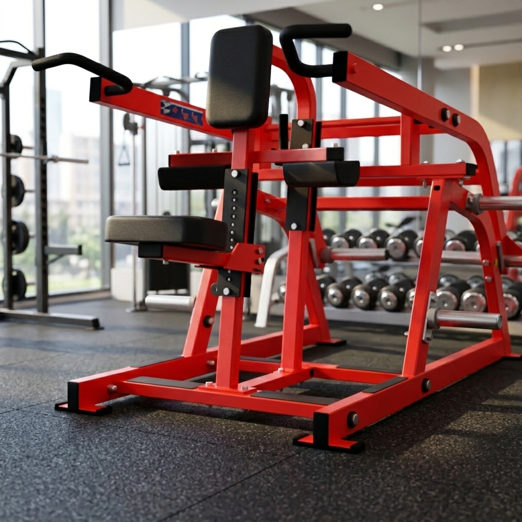 Seated Dip Machine Plate Loaded Steel Triceps Training Equipment for Commercial Gym Workouts