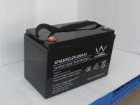 Bateria solar do Agm Vrla da bateria acidificada ao chumbo do ciclo profundo recarregável de 12v 100ah