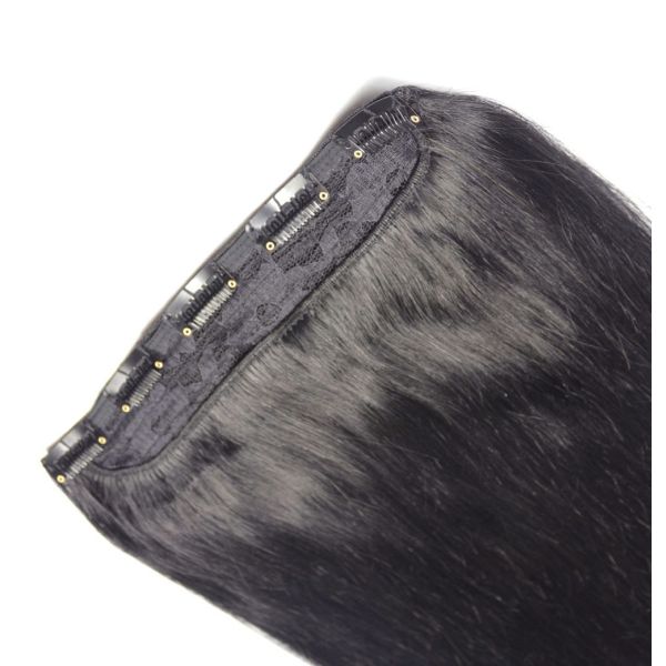 Зажим шнурка зажима длины 20инч в сальто У-подсказки Я-подсказки волос в цвете черноты 1Б расширений волос венчика волос естественном