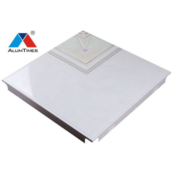 Smooth Bedroom 60 X 60 Aluminum Ceiling Tiles With Hidden Frame