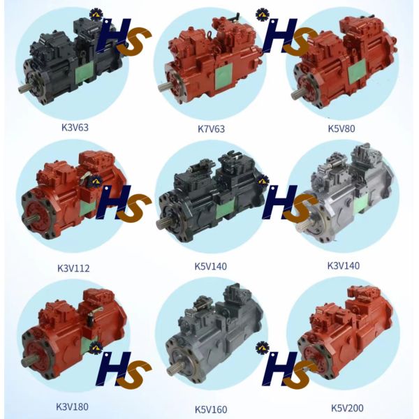 K3V140DPT Excavator Hydraulic Pump Kawasaki K3V63 K3V80DT K3V112