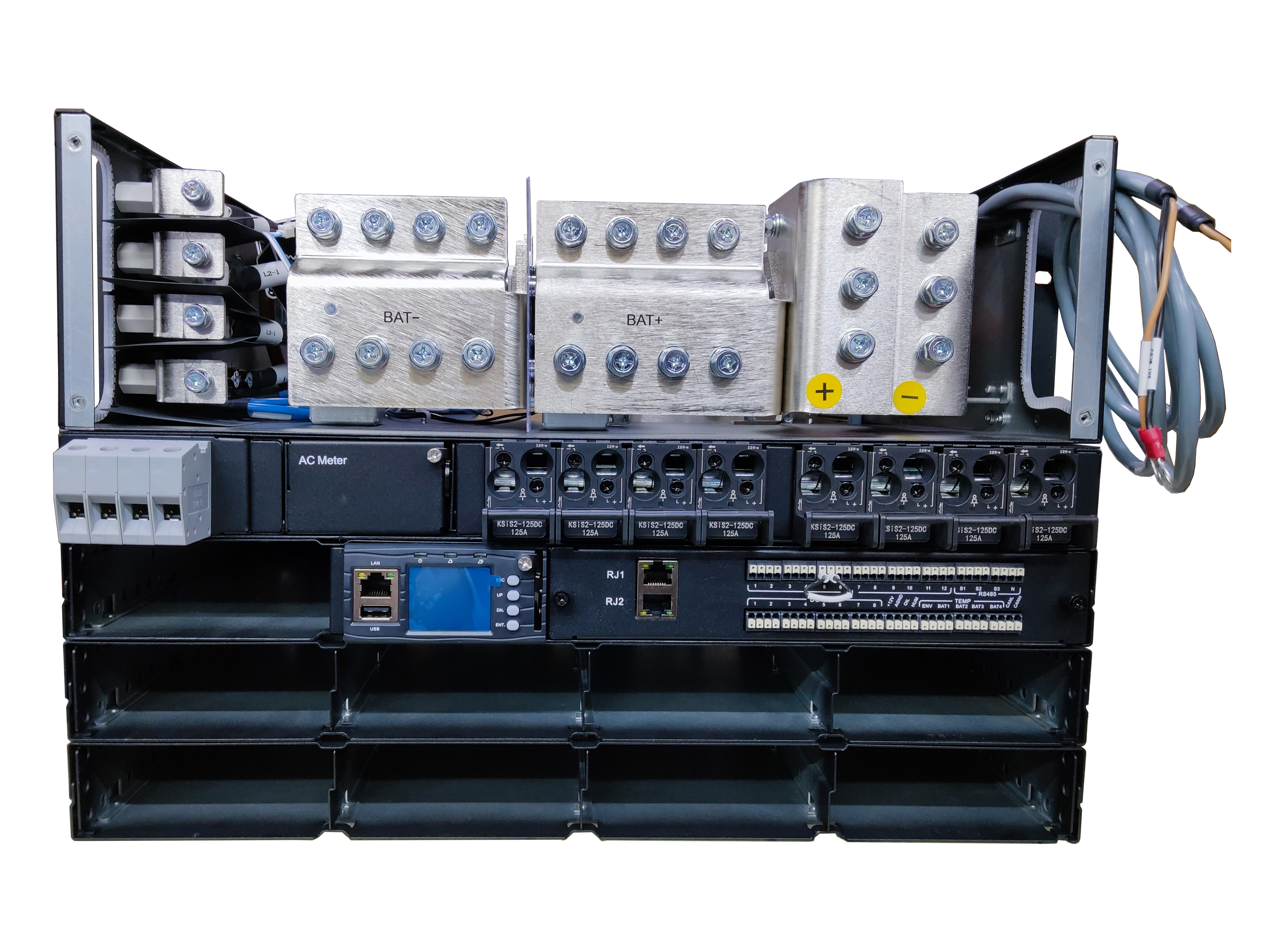 High Capacity 48V DC Telecom Rectifier Power System Modular MC2600 Smart Controller Integrated DC Distribution Designed for 5G Core Base Stations Data Center