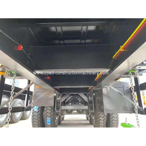 трейлер тележки цапфы 80ton 3 планшетный Semi для грузового транспорта