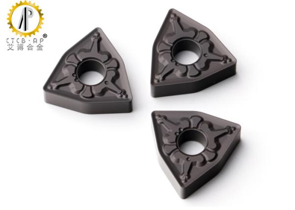 Zhuzhou Manufacturer CVD Coating CNC WNMG080412 Tungsten Carbide Turning Insert For Steel Cutting