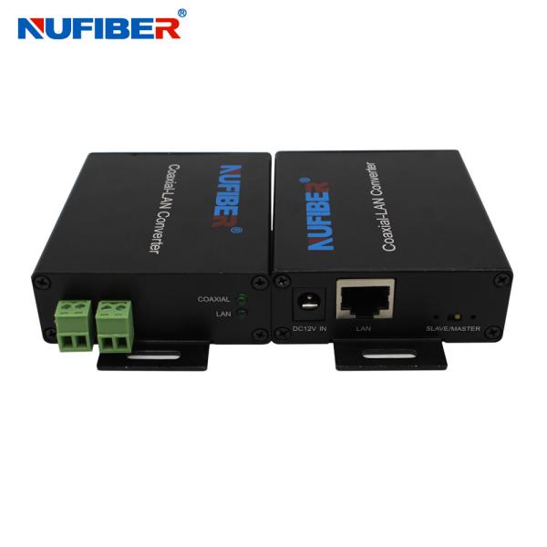 DC12V Ethernet Over Coax Extender 0 - 2km For IP Camera Ethernet over Coaxial Extender
