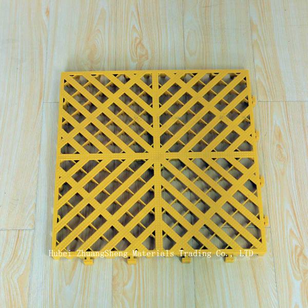 3.9mm  Plastic Permeable Floor / Car Wash Grille Floor / Corrugated Plastic Floor Protection Sheets Board