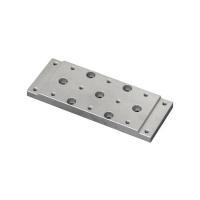 Limpar com jato de areia as peças fazendo à máquina do Cnc da aviação que perfuram o gerencio Ra3.2 de alumínio