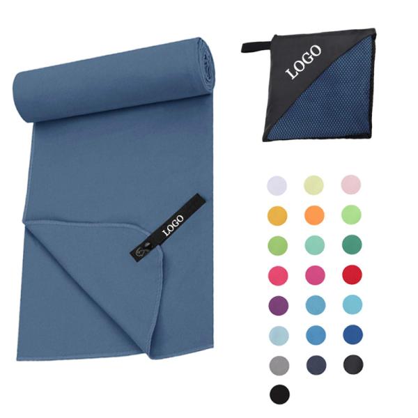Aquacool 60x120cm Quick Dry Microfiber Surf Volleyball Beach Towel 3 Packging Gray