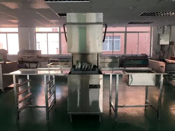 Canteen Save Energy Dishwasher Conveyor Uncovered Commercial Hood Dishwasher