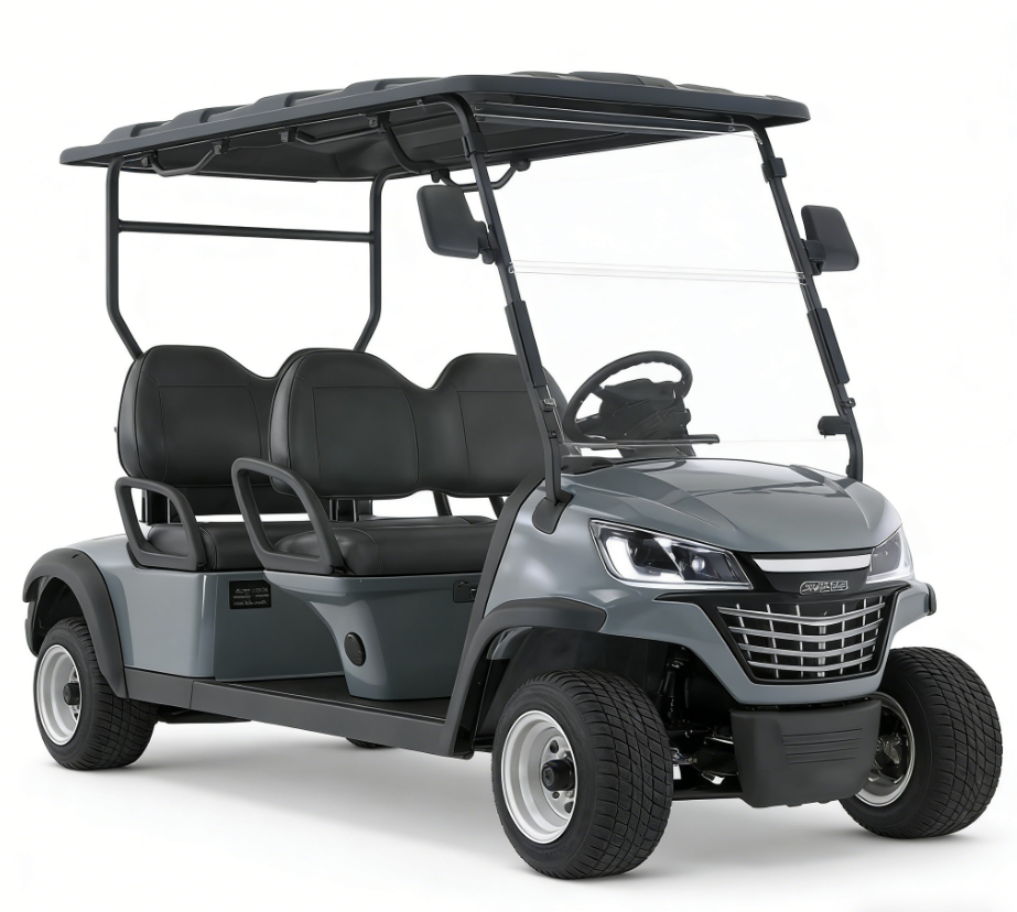 All-Terrain Tire LED Headlights 4 Seats 72V 105Ah Lithium Battery with Passenger Seat Handle USB Charging Port