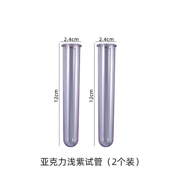 Crystal dropper love tube flower vase ornament DIY aromatherapy gypsum concrete flower arrangement silicone mold