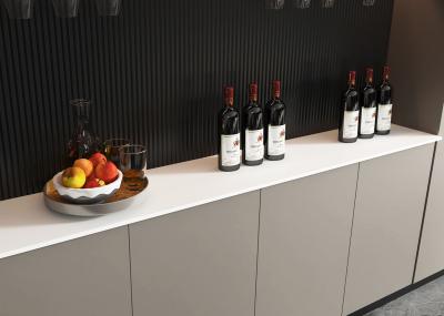Dalles en pierre agglomérées blanches ou noires pures pour la partie supérieure du comptoir de cuisine