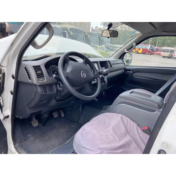 Chinese Brand Hiace 18seats Used Mini Van 3TZ Engine Gasoline 2016 Jinbei Hiace