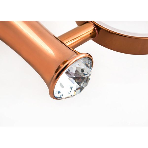 Diseño clásico Accesorios de baño de pared soporte de jabón aleación de zinc y cristal